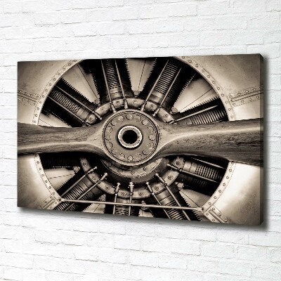 Tableau mural sur toile Moteur d'avion