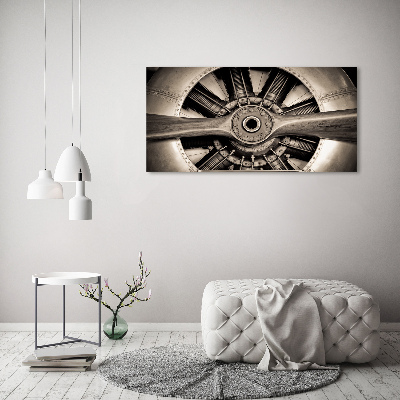 Tableau mural sur toile Moteur d'avion