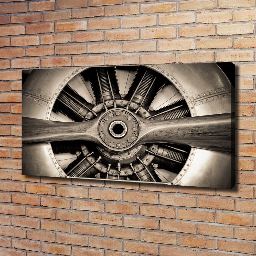 Tableau mural sur toile Moteur d'avion