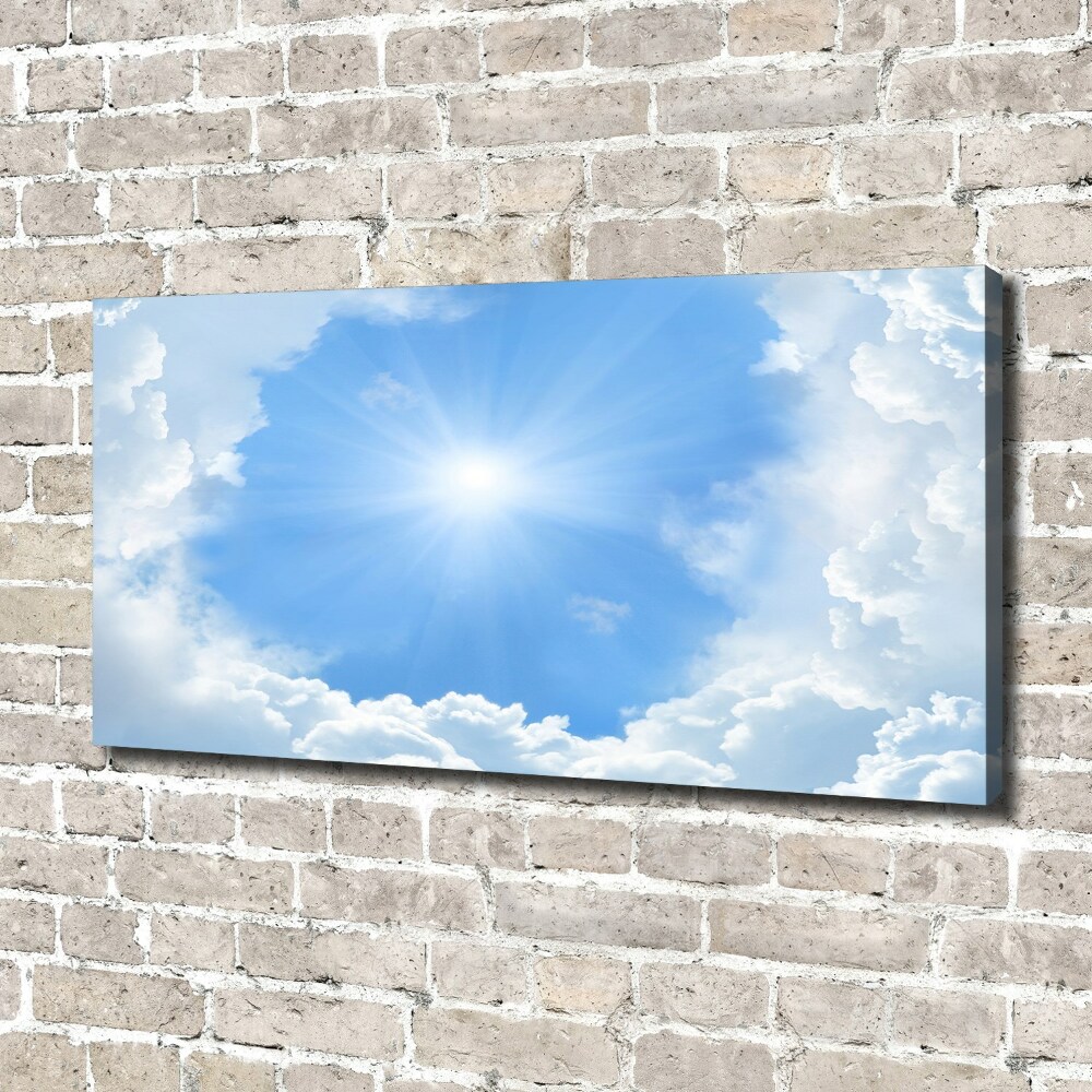 Tableau toile imprimée Les nuages dans le ciel