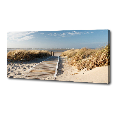 Tableau mural sur toile Chemin sur la plage