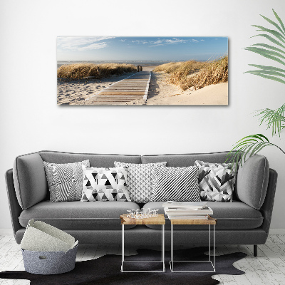 Tableau mural sur toile Chemin sur la plage