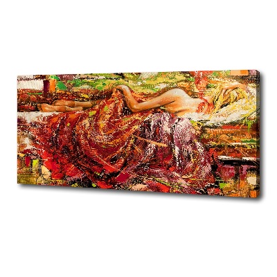 Tableau mural sur toile Femme endormie