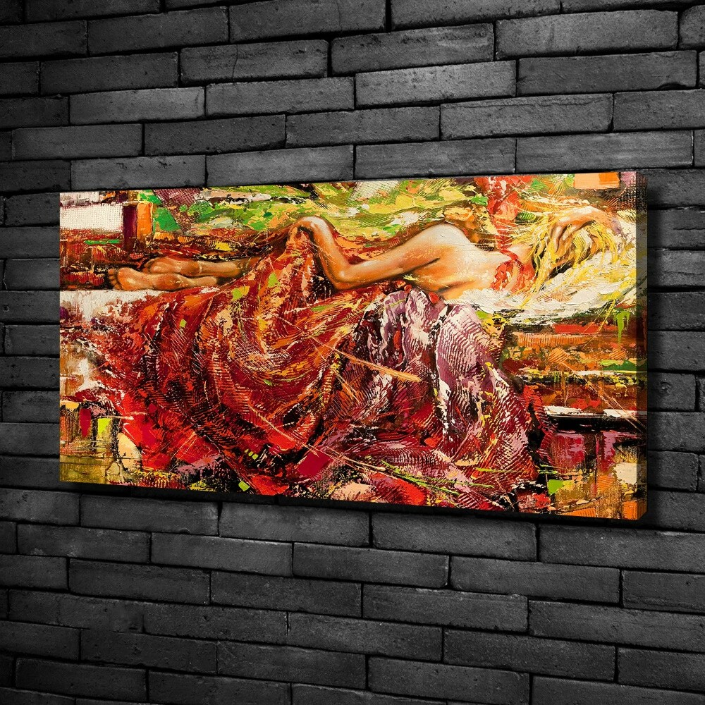 Tableau mural sur toile Femme endormie