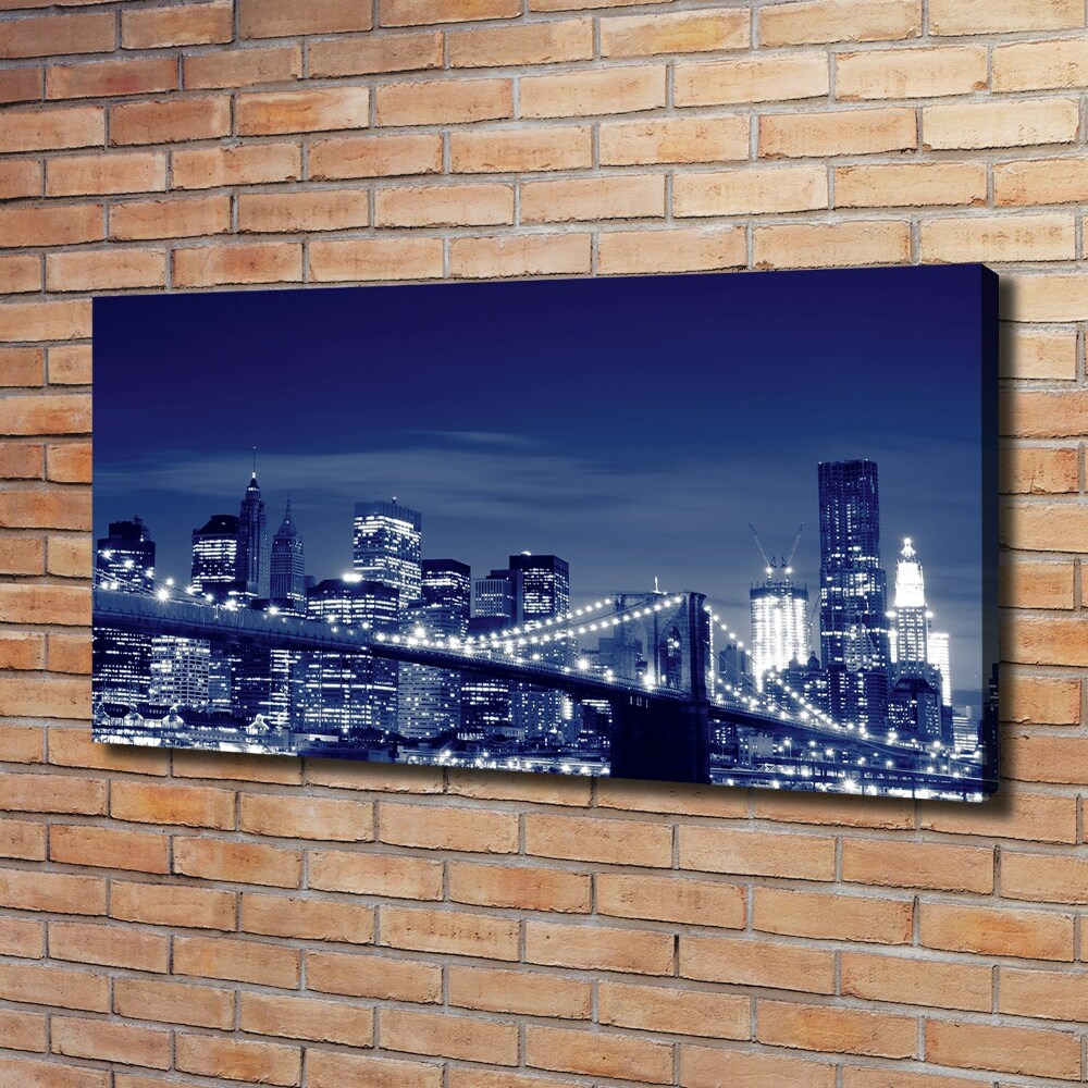 Tableau toile imprimée New York la nuit