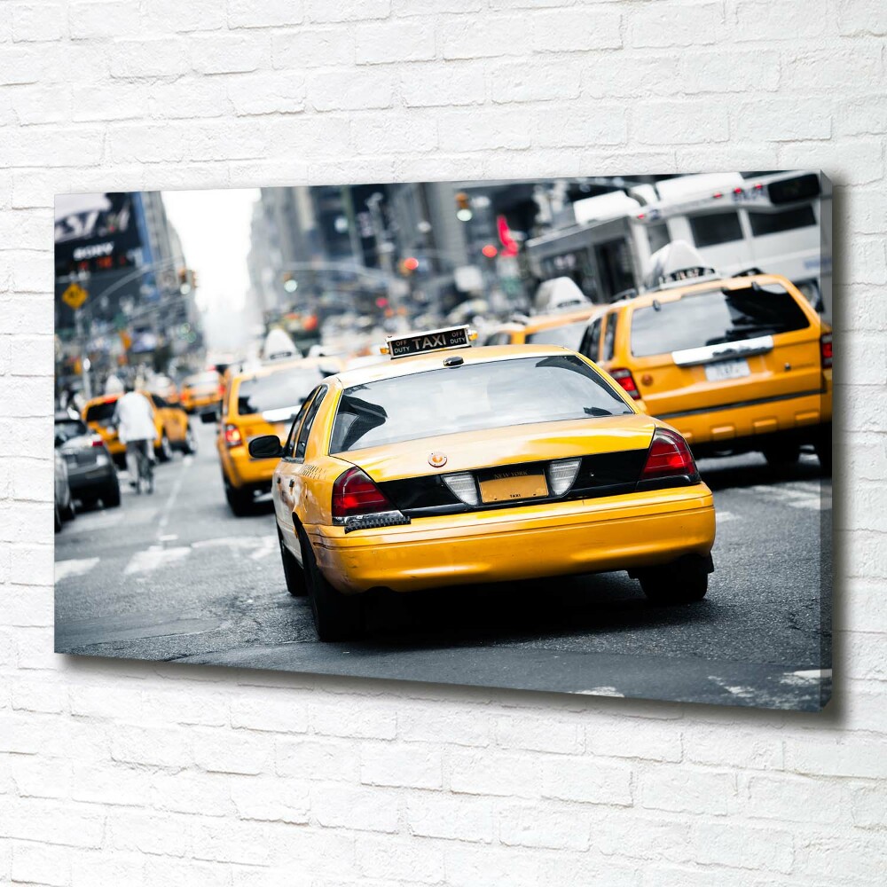 Tableau toile imprimée Taxis New York USA