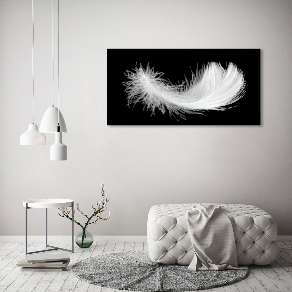 Tableau toile imprimée Plume