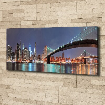 Tableau imprimé sur toile Manhattan USA