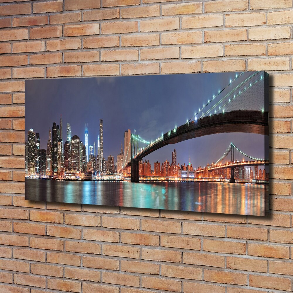 Tableau imprimé sur toile Manhattan USA