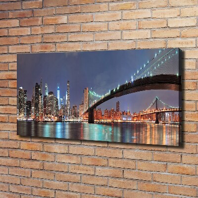 Tableau imprimé sur toile Manhattan USA