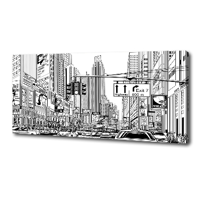 Tableau mural sur toile Les rues de New York