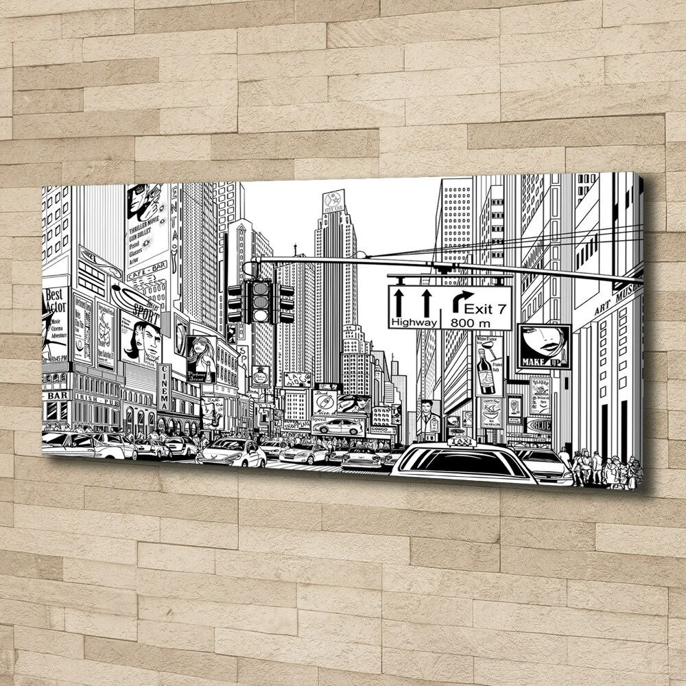 Tableau mural sur toile Les rues de New York