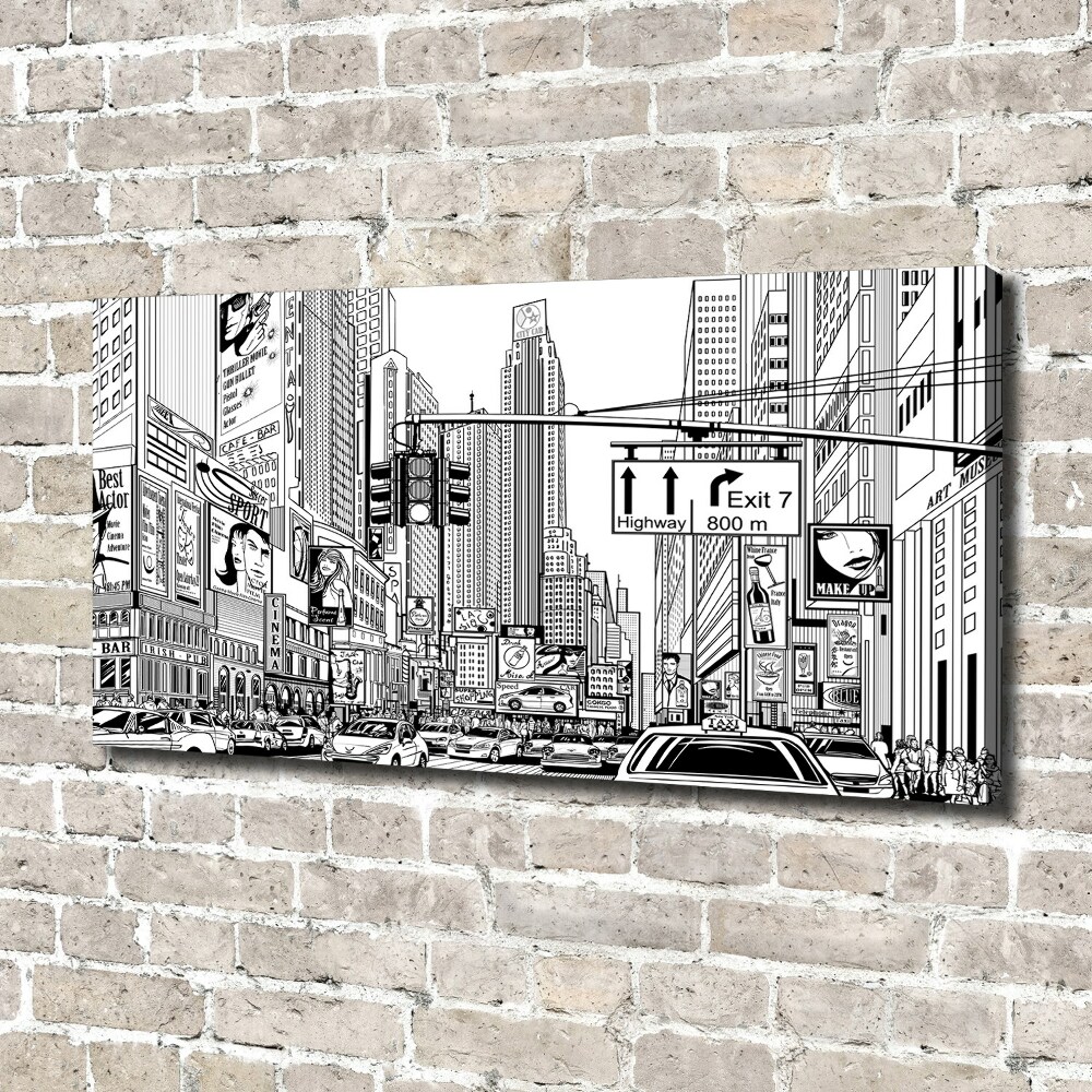 Tableau mural sur toile Les rues de New York