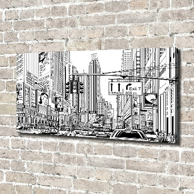 Tableau mural sur toile Les rues de New York