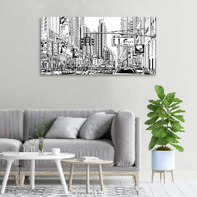 Tableau mural sur toile Les rues de New York