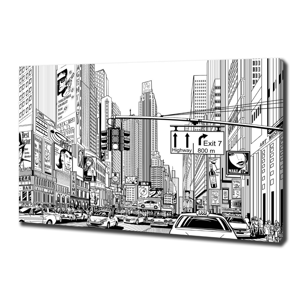 Tableau mural sur toile Les rues de New York