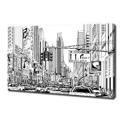 Tableau mural sur toile Les rues de New York