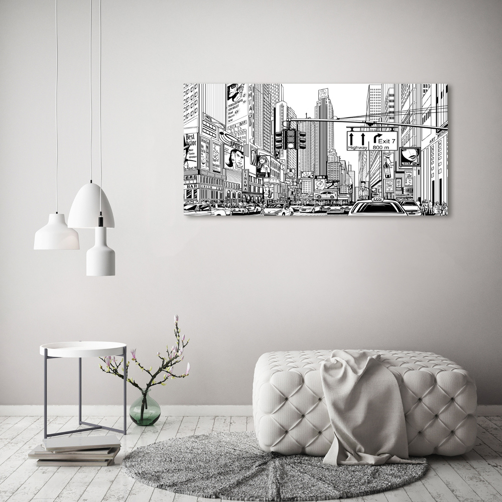 Tableau mural sur toile Les rues de New York