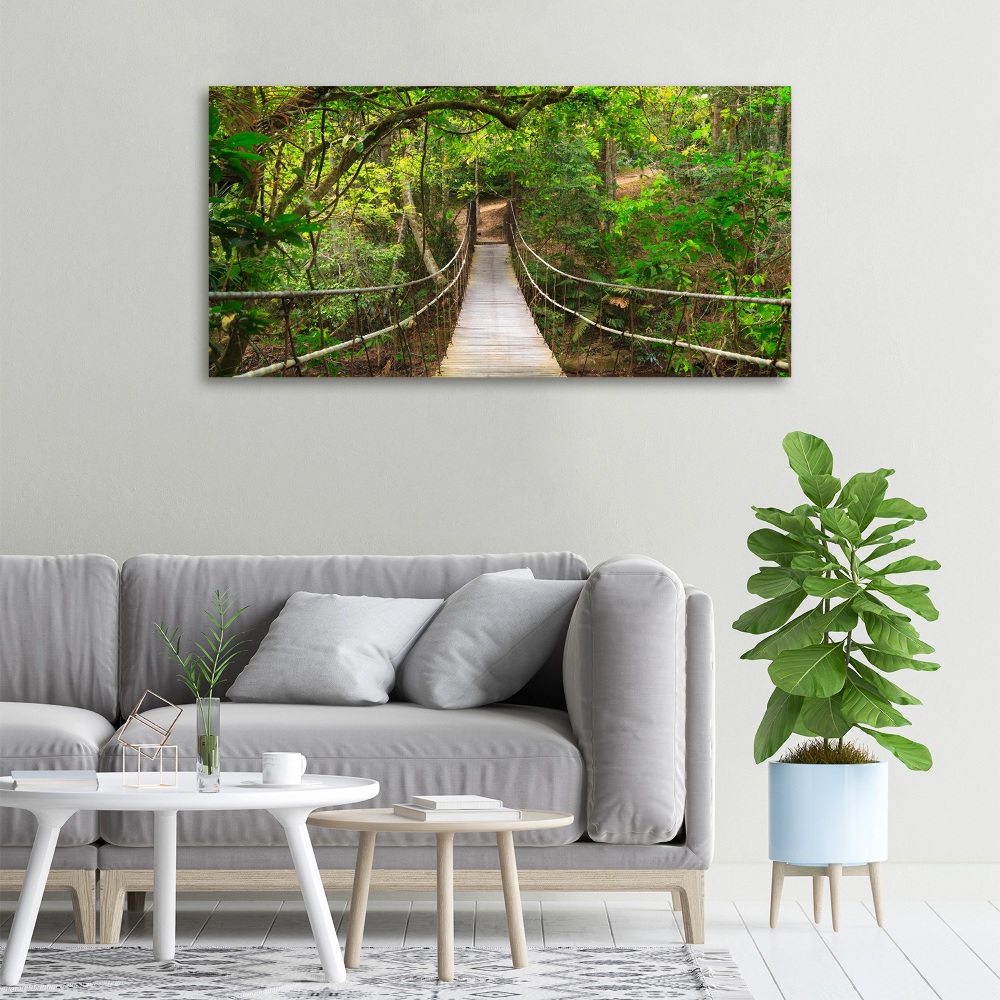 Tableau photo sur toile Pont de corde