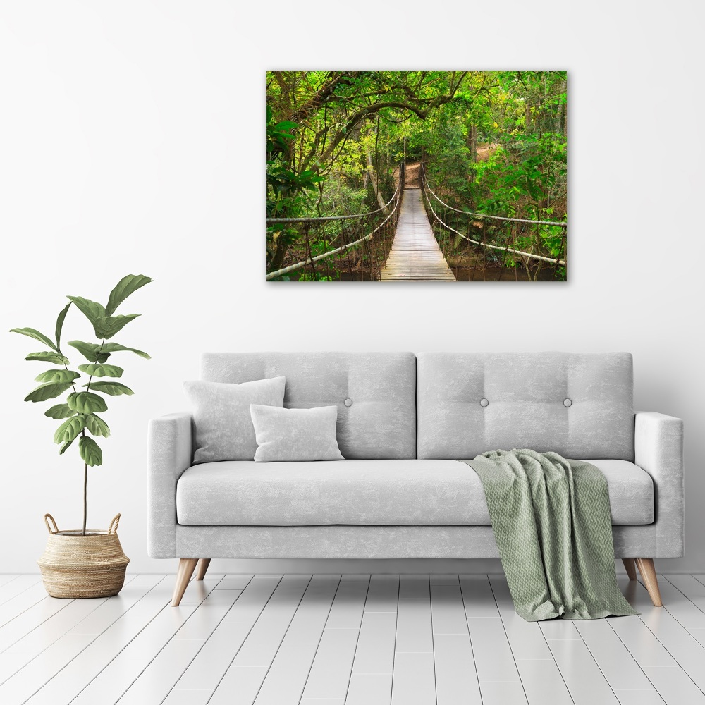 Tableau photo sur toile Pont de corde