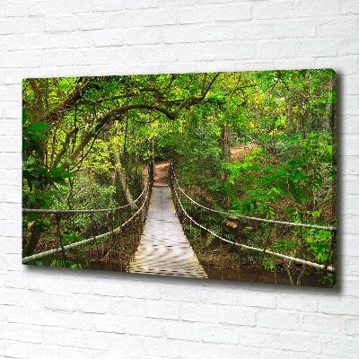 Tableau photo sur toile Pont de corde