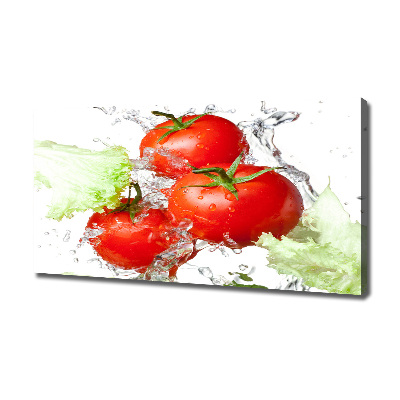 Tableau imprimé sur toile Tomates et laitue