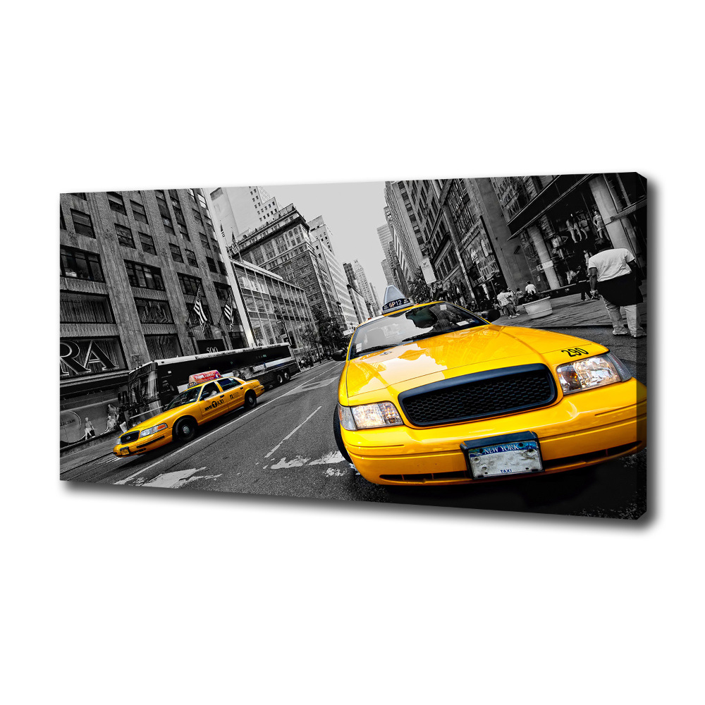 Tableau imprimé sur toile Taxis New York