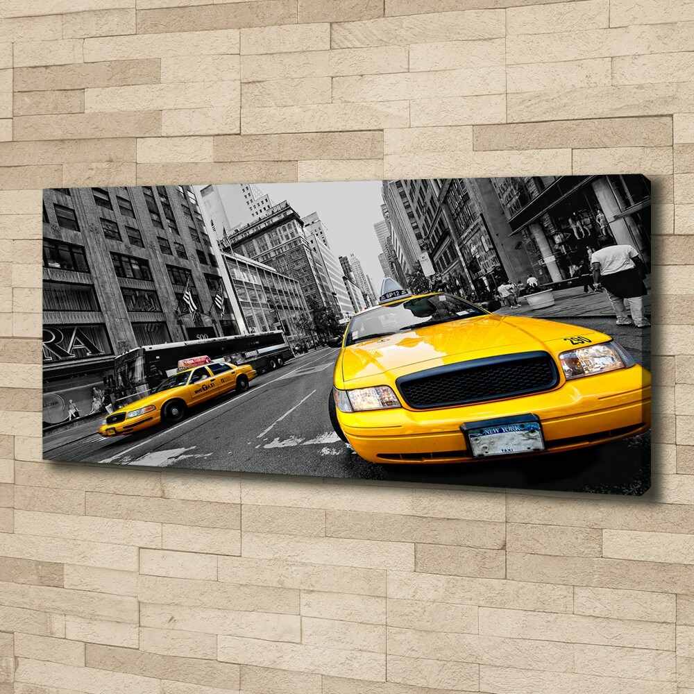 Tableau imprimé sur toile Taxis New York