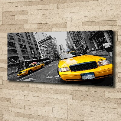 Tableau imprimé sur toile Taxis New York