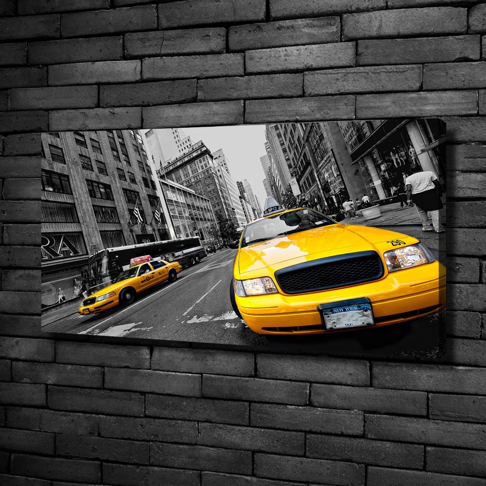 Tableau imprimé sur toile Taxis New York