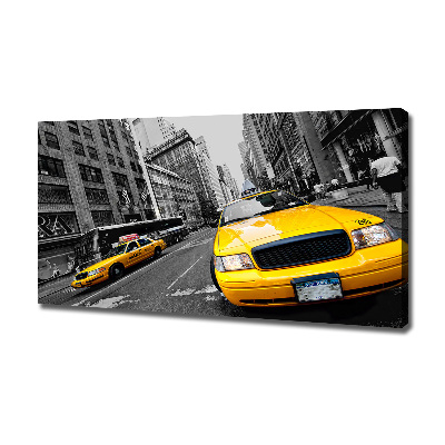 Tableau imprimé sur toile Taxis New York