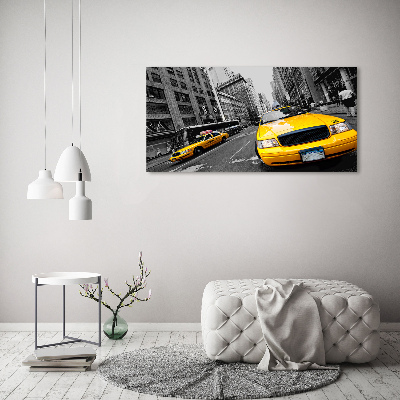 Tableau imprimé sur toile Taxis New York