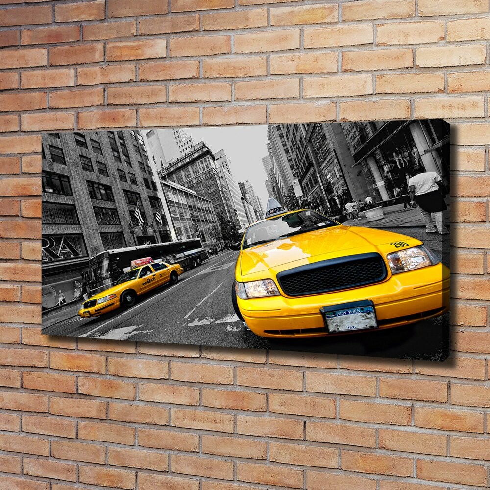 Tableau imprimé sur toile Taxis New York