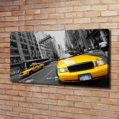 Tableau imprimé sur toile Taxis New York