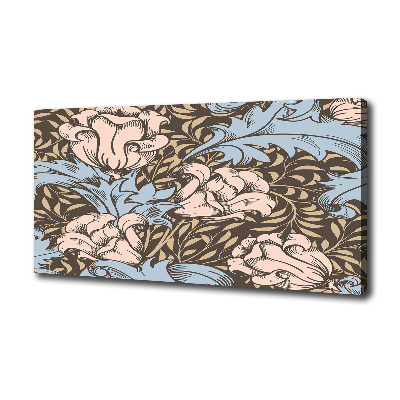 Tableau toile imprimée Fleurs motifs