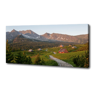 Tableau sur toile Clairière dans les Tatras