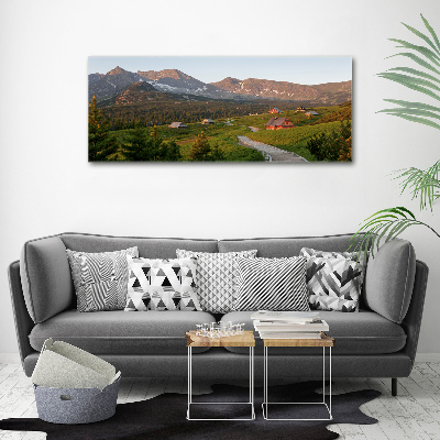 Tableau sur toile Clairière dans les Tatras