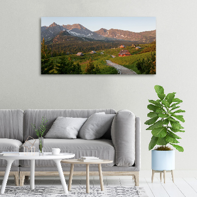 Tableau sur toile Clairière dans les Tatras