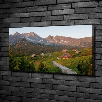 Tableau sur toile Clairière dans les Tatras