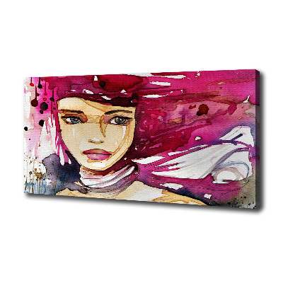 Tableau sur toile Abstraction d'une femme