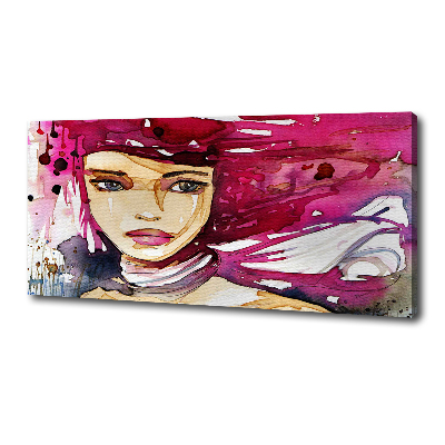 Tableau sur toile Abstraction d'une femme