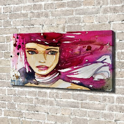 Tableau sur toile Abstraction d'une femme