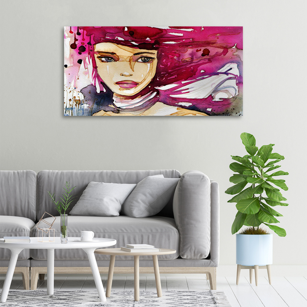 Tableau sur toile Abstraction d'une femme