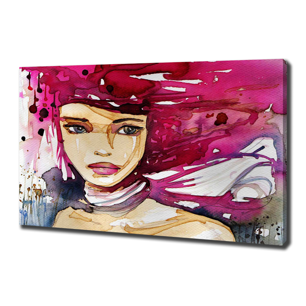 Tableau sur toile Abstraction d'une femme