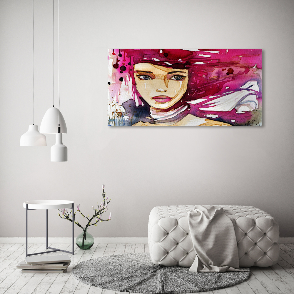 Tableau sur toile Abstraction d'une femme