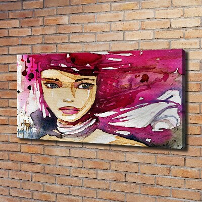 Tableau sur toile Abstraction d'une femme