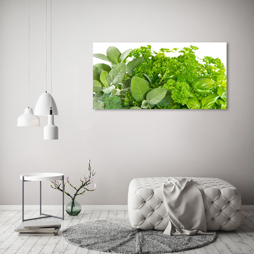 Tableau sur toile Herbes