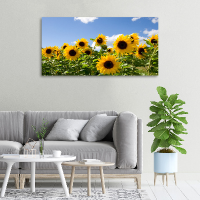 Tableau toile imprimée Tournesols