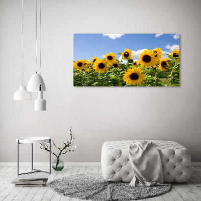 Tableau toile imprimée Tournesols