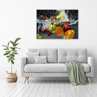 Tableau mural sur toile Légumes et fruits